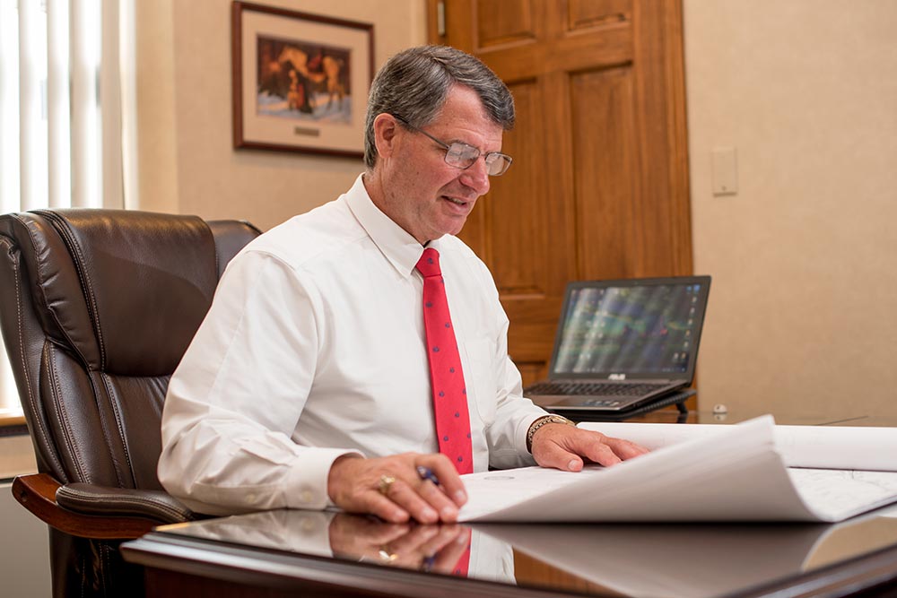 Richard W. Schimizzi Reviewing Documents